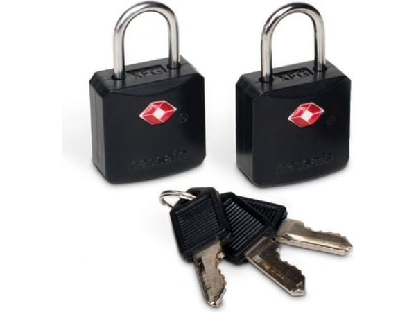 Pacsafe Prosafe 620, Matkatavaralukko, Messinki, Muovi, Musta, 25 mm, 10 mm, 42 mm