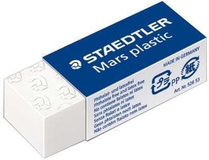 STAEDTLER Mars plastic - Viskelær - 4 x 1.9 x 1.3 cm - polypropylen