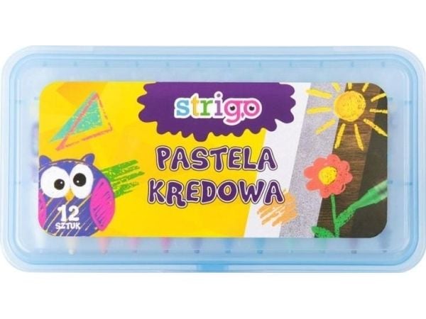 Strigo krittpasteller 12 farger STRIGO
