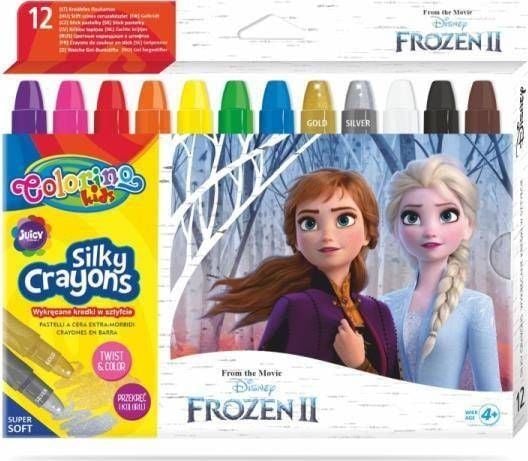 colorino kids vridbare gel fargestifter 12 farger frosset