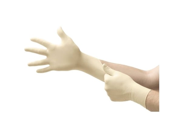 Ansell MICROFLEX® 63864070 engangshansker naturlatex str. 7 (100 stk) EN 421:2010, EN 420-2003, EN 374-5, EN 21420:2020, EN 374-1, EN 374-3 ISO