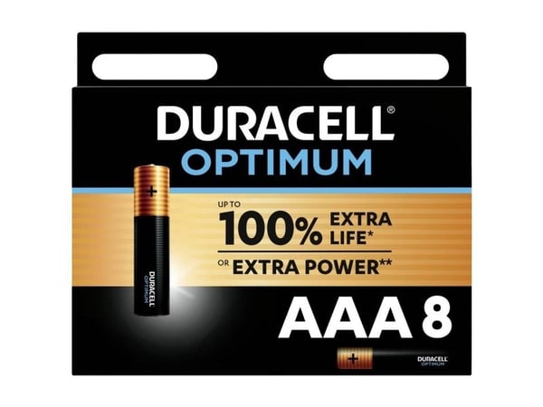 Duracell 5000394137714, Engangsbatteri, AAA, 8 stykker, Flerfarget