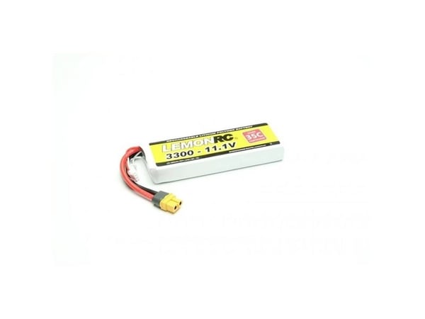 LemonRC batteripaket (LiPo) 11.1 V 3300 mAh celler: 3 35 C Softcase XT60