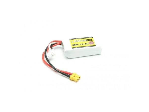LemonRC batteripakke for modellbygging (LiPo) 11.1 V 350 mAh, celler: 3, 35 C softcase XT30