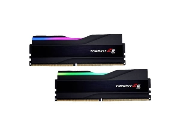 G.Skill Trident Z5 RGB - DDR5 - sats - 64 GB: 2 x 32 GB - DIMM 288-pin - 6400 MT/s / PC5-51200 - CL32 - 1.4 V - ej buffrad - icke ECC - mattsvart, ...