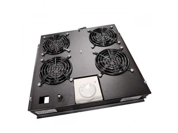 Lanview - Systemviftebrett - med 4 kjølevifter - AC 220/240 V - svart - 1U - 19"