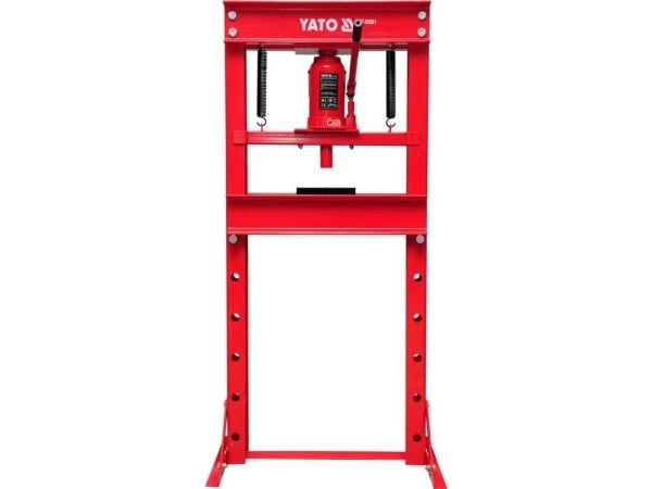 Yato YT-55581, Manuell hydraulisk presse, 20 t, 69,5 cm, Rød, Metall, 700 mm