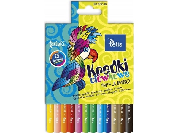 Tetis Round Jumbo värikynät 12 väriä