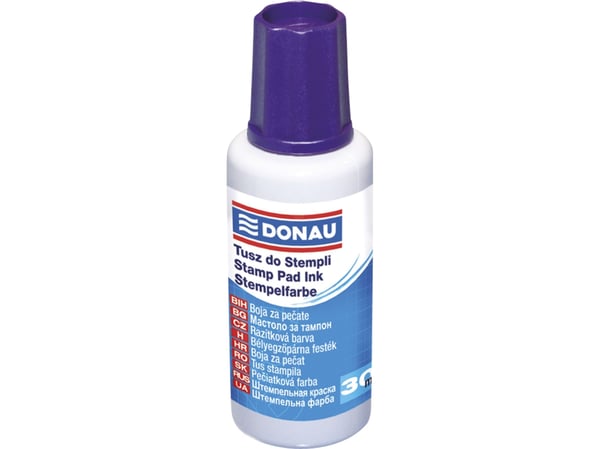 Donau stempelfarge til frimerker/stempler DONAU 30 ml fiolett