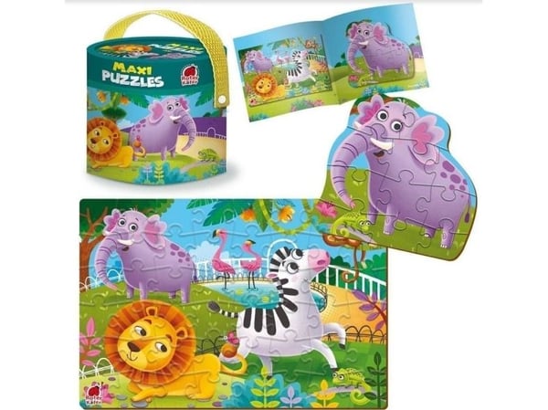 Maxi puslespill 2-i-1 ZOO RK1080-02