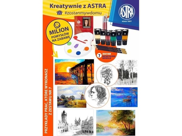 Astra plast nr. 7 - Kunstneriske inntrykk Astra