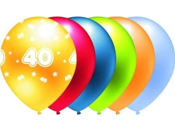 MK TRADE ballongtrykk "40" B286 a5 MK Trade