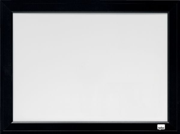 Nobo Quartet - Whiteboard - veggmonterbar - 585 x 430 mm - svart ramme
