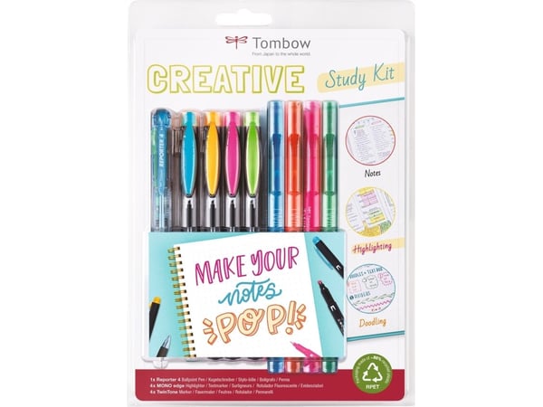 Tombow Creative Study Kit -muistiinpanosetti