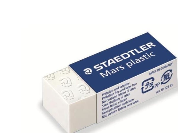 STAEDTLER Mars plastic - Viskelær - 4 x 1.9 x 1.3 cm - polypropylen