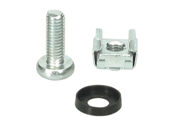 EFB Elektronik 691100HQ, Stål, Svart, Grå, M6, 50 styck