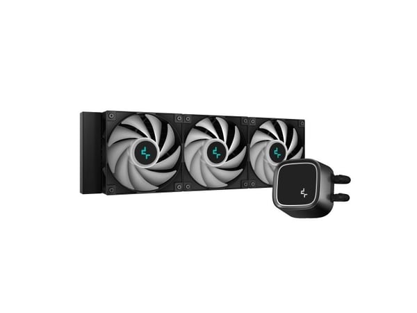 DeepCool LE720, All-in-one-nesteenjäähdytin, 12 cm, 85,85 cfm, Musta