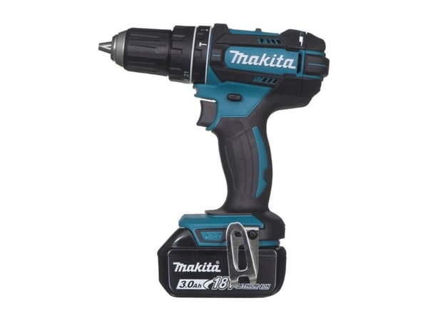 MAKITA 18V 62/36Nm 2 x 3.0Ah LI-ION iskuporakone/porakone MAKITA MAKPAC Case DHP482RFJ