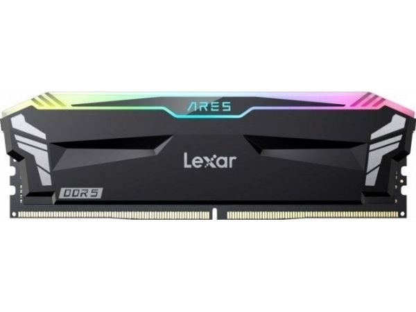 Lexar ARES RGB - DDR5 - sett - 32 GB: 2 x 16 GB - DIMM 288-pin - 6400 MHz / PC5-51200 - CL32 - 1.4 V - on-die ECC