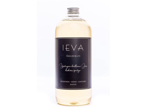Ieva Wood Amber Smell 1L 25W vaskemiddel
