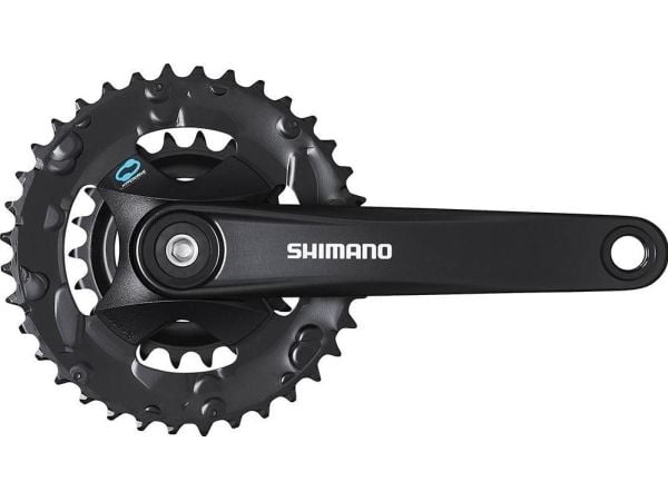 Främre drevblock Shimano ALTUS FC-M315-2 175 mm 7/8-växlar svart-36x22T