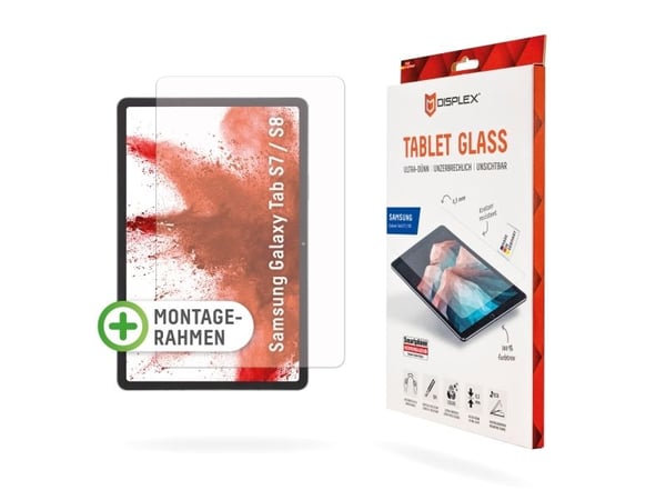DISPLEX Tablet Glass - Skjermbeskyttelse for nettbrett - glass - 11" - for Samsung Galaxy Tab S7, Tab S8