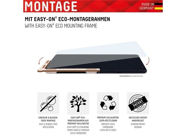 DISPLEX Tablet Glass - Skjermbeskyttelse for nettbrett - glass - 11" - for Samsung Galaxy Tab S7, Tab S8