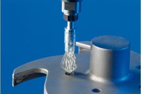 PFERD 43217002, Kopp stålbørste, 6 mm, 1 cm, 20000 RPM, 10 stykker