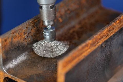 PFERD 43298001, Kopp stålbørste, 6 mm, 1,5 cm, 18000 RPM, 1 stykker