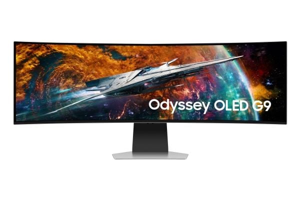 Samsung Odyssey OLED G9 S49CG950SU - G95SC Series - OLED-skjerm - Smart - gaming - kurvet - 49" - 5120 x 1440 UWQHD @ 240 Hz - 250 cd/m² - 1000000:...
