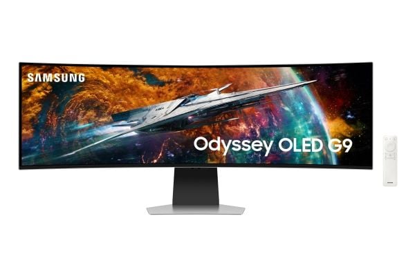 Samsung Odyssey OLED G9 S49CG950SU - G95SC Series - OLED-skjerm - Smart - gaming - kurvet - 49" - 5120 x 1440 UWQHD @ 240 Hz - 250 cd/m² - 1000000:...