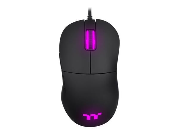 Thermaltake GMO-DMS-WDOOBK-01, Oikeakätinen, Optinen, USB A-tyyppi, 16000 DPI, Musta