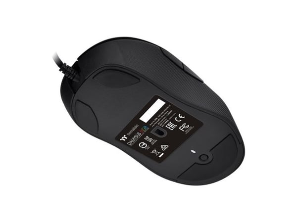 Thermaltake GMO-DMS-WDOOBK-01, Oikeakätinen, Optinen, USB A-tyyppi, 16000 DPI, Musta