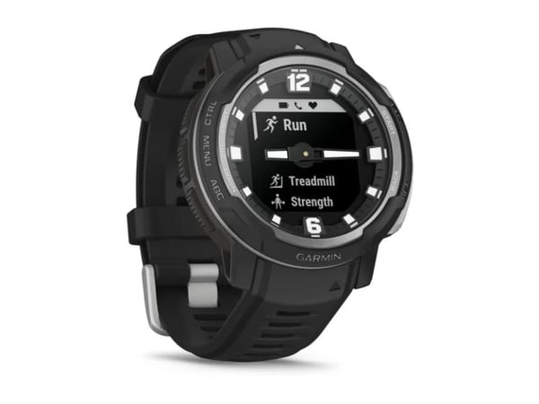Garmin Instinct Crossover - Standard Edition - 45 mm - kuituvahvisteinen polymeeri - urheilukello rannekkeella - silikoni - ranteen koko: 135-230 m...