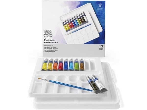 Winsor & Newton 5012572005913, 8 ml, Sort, Blå, Brun, Grønn, Rosa, Rød, Hvit, Gult, 10 stykker
