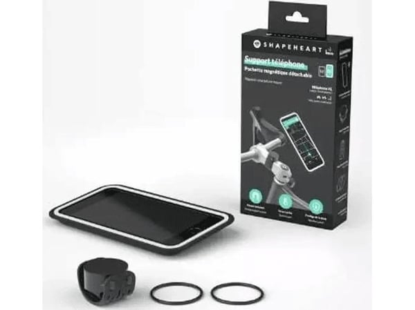 Shapeheart telefonetui for styre sykkel/motorsykkel/sparkesykkel BIKE AMZ str. < 14,7 cm