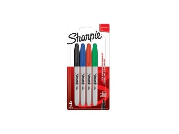 Sharpie Fine Basic 1.0mm färgmarkerare (4 st.)
