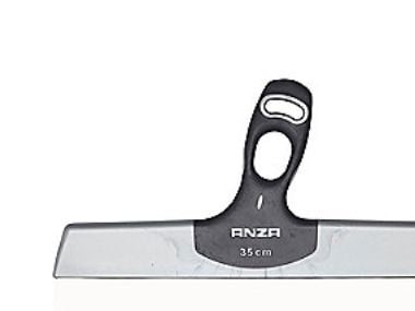 Anza bredspartel 35cm - Rustfri sandspartel i stål, 2-komponent, behageligt greb