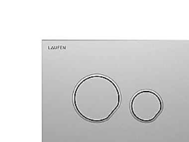 Laufen tryck aw105 mattkrom - manöverplatta aw105 duoskyl mattkrom