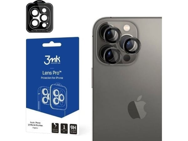 3MK Hybrid glass for kameralinse 3MK Lens Protection Pro Apple iPhone 14 Pro/14 Pro Max grafitt/grafitt