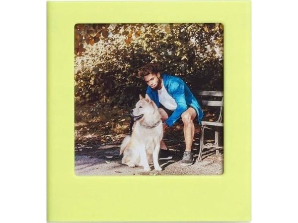 LoveInstant magnetramme til kjøleskap for Fuji Instax Square SQ Link / SQ1 / SQ6 / SQ10 / SQ20 / gul