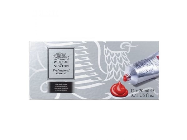 Winsor & Newton 5012572013321, 20 ml, Sort, Blå, Brun, Grønn, Rosa, Rød, Hvit, Gult, Rør