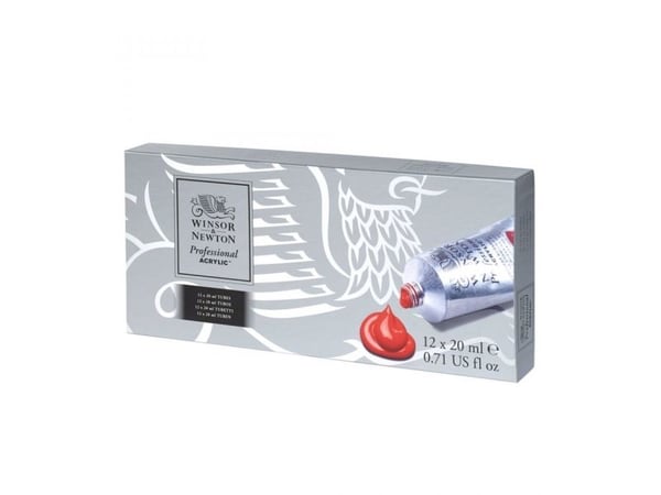 Winsor & Newton 5012572013321, 20 ml, Sort, Blå, Brun, Grønn, Rosa, Rød, Hvit, Gult, Rør