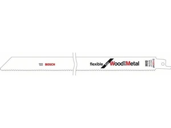 Bosch flexible for Wood and Metal S 1122 VF - Sagblad - for metall, tre med spiker, blikk, epoksy, plast forsterket med glassfiber, aluminum profil...