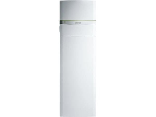Vaillant 8kW flexoCOMPACT exclusive -lämpöpumppu, jossa on sisäänrakennettu 171 litran VVB-pumppu
