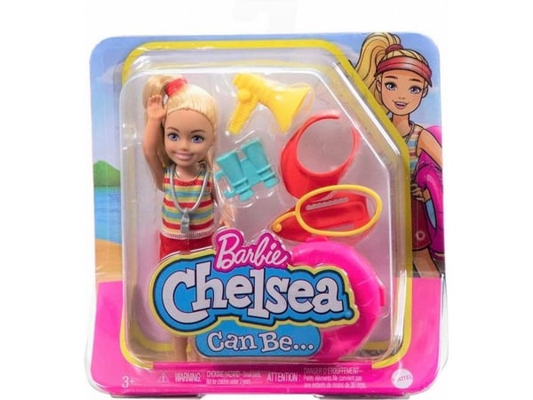 Barbie Doll Chelsea Career Lifeguard HKD94 GTN86 MATTEL