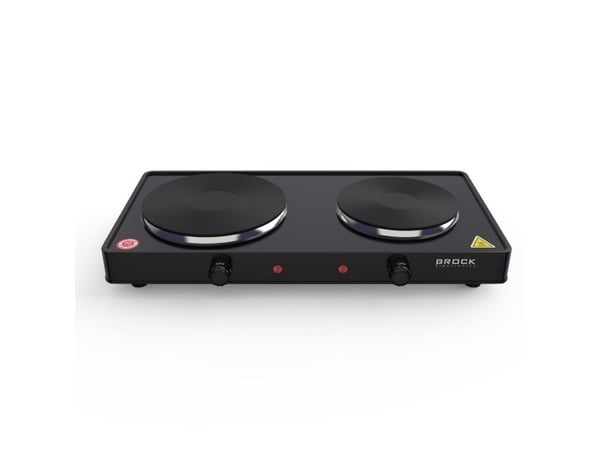 Brock Electronics EP 200 BK, Fritstående komfur, Sort, Dreje, Front, 0,9 m, Elektrisk grill