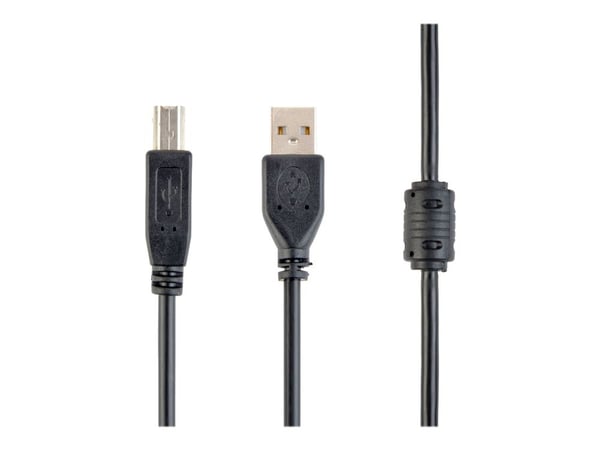Cablexpert CCF-USB2-AMBM-6 - USB-kaapeli - USB tyyppi B (uros) - USB (uros) - 1,8 m - muotoiltu - musta