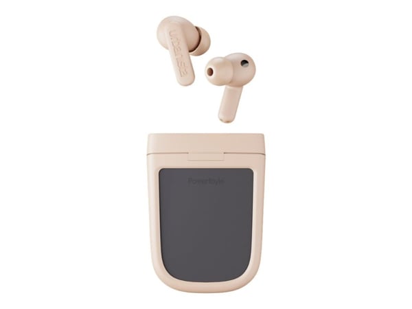 Urbanista Phoenix - True wireless-hodetelefoner med mikrofon - i øret - Bluetooth - aktiv støydemping - ørkenrose
