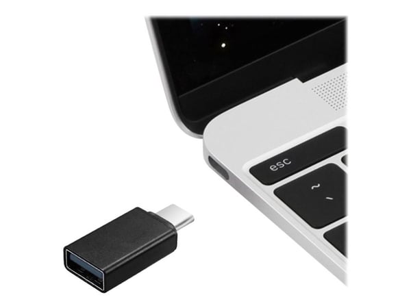 Gembird A-USB2-CMAF-01, USB Type-C, USB A-tyyppi, Musta